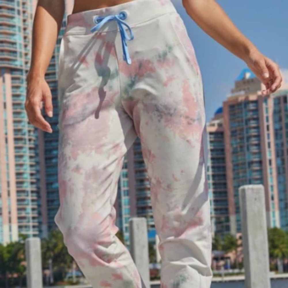 Noli Yoga cloud tie die jogger pants xs